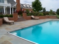 pattern bluestone pool patio